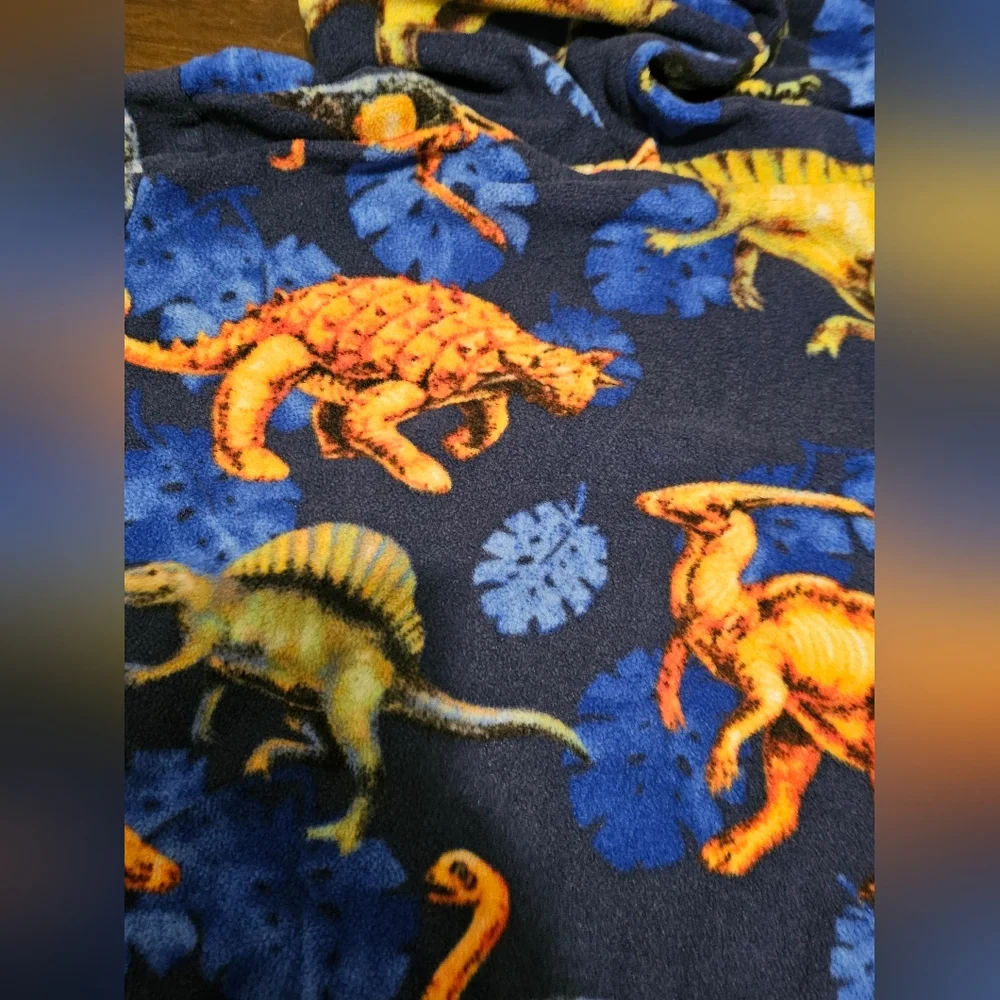 Place Kids Dinosaur Pajama Set - Blue and Orange